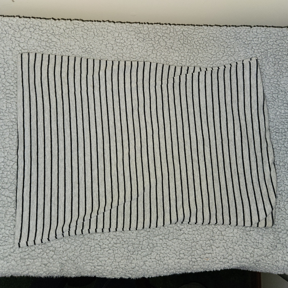 Rue21 Black and White Striped Tank Top